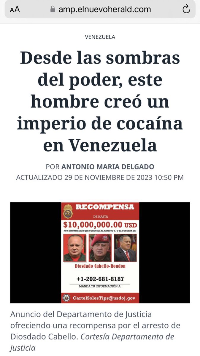 MariaFdaCabal's tweet image. ¡Al que buscan por criminal es a usted!

Al Jefe del cartel de los soles también le llegará la justicia, así como a los otros matones del régimen de Maduro.