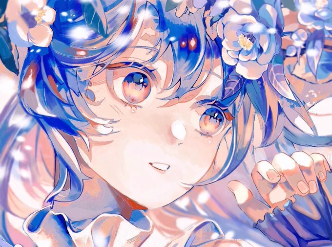 #私はこういう絵師です見た絵師全員参加  鮮やかな色大好き人間です
