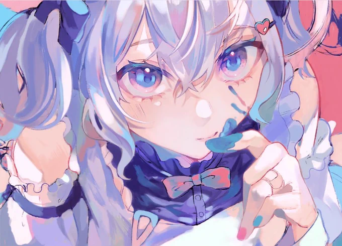 #私はこういう絵師です見た絵師全員参加  鮮やかな色大好き人間です