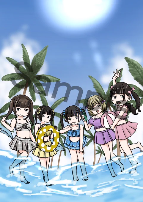 遅い告知ですが…
8月2日に行われたあまりりすさんのワンマンライブのステッカー、及びTシャツのイラスト担当しました!
ファンの皆さんに喜んでもらえるものになれば幸いです✨😊 