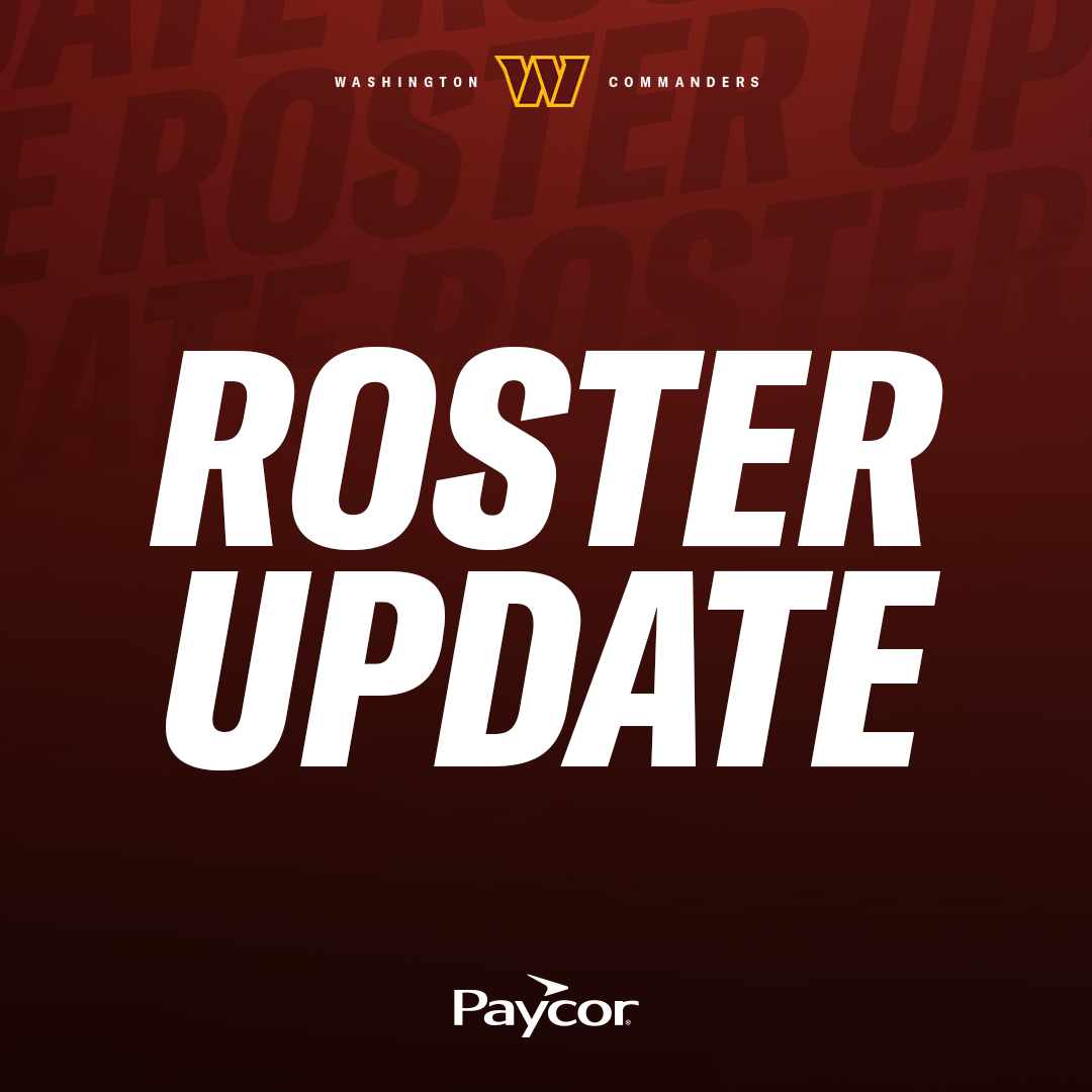 Commanders's tweet photo. We have made the following roster moves:
-- Signed DT Taylor Stallworth
-- Released CB Christian Holmes https://t.co/SnFn4athj2