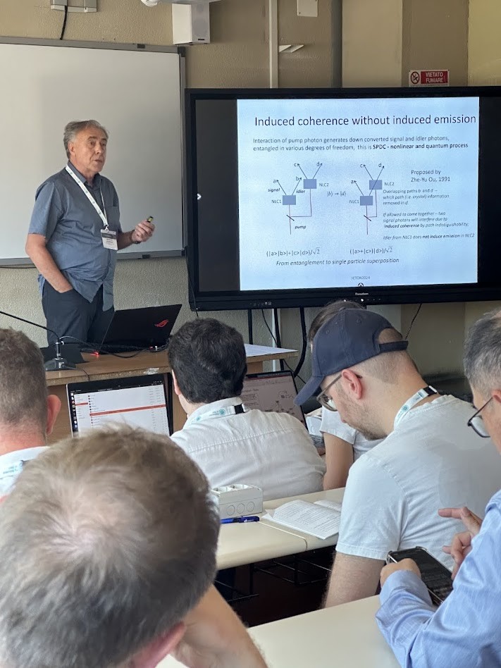 BioQSense's tweet photo. BioQantSense invited talk at the 24th International #Conference on Transparent Optical Networks (#ICTON 2024), Bari, #Italy, 15 July, 2024 👨‍💼
More information at https://t.co/gzqnolY9iY
#twinning #HorizonEU #EUfunds #photonics #quantumoptics #quantumimaging @REA_research https://t.co/Nn29YOBMpA