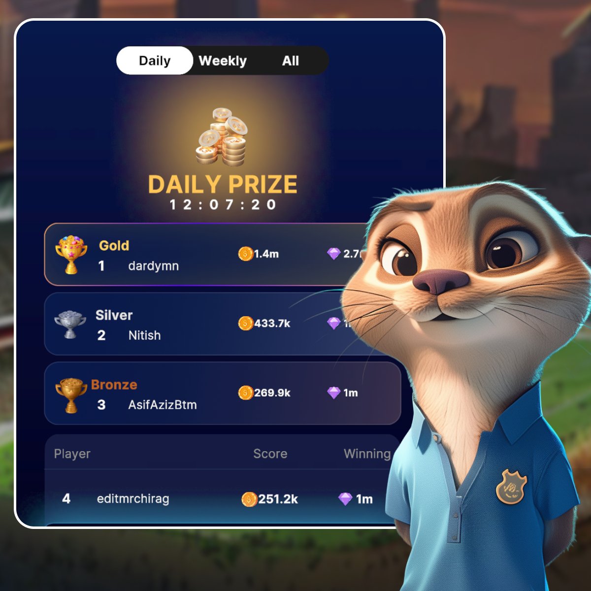 🚀 Instant Withdrawals for the top 50 on our daily leaderboard every day 🏆 Earn Ton Coins &amp; xATL 

$10M Airdrop for Aylab Summer Olympics! 
🌟 Ollie's hyped, how many coins has your Ollie collected? 

💎 Already 300K+ members are in, join now! 
t.me/AylabGame_Bot