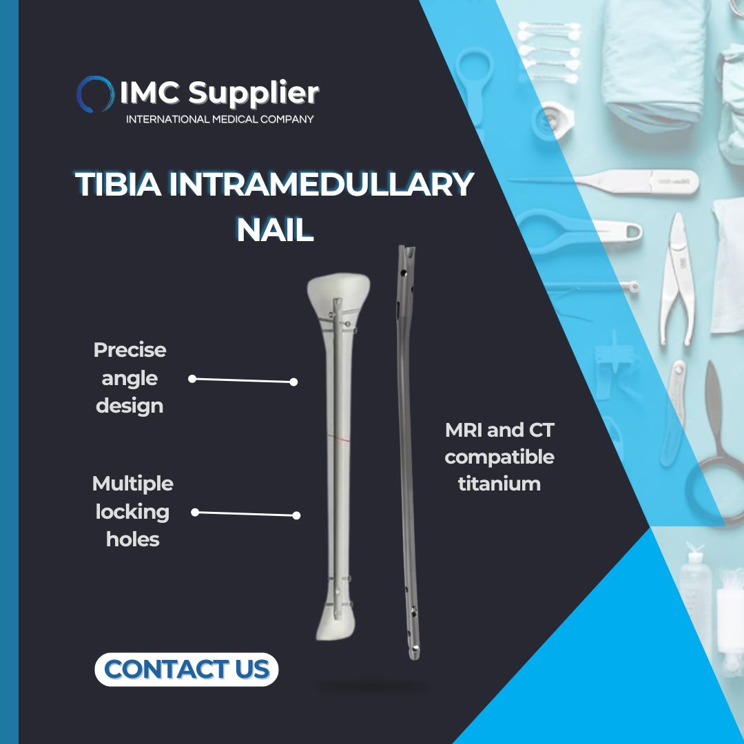ImcSupplier's tweet image. Improve your tibia surgery experience with our intramedullary nail 🔩

Contact us today for more information! 🤳
zurl.co/AkJv 

#IMCSupplier #TibiaNail #SurgicalPrecision #OrthopedicTools #MedicalInnovation