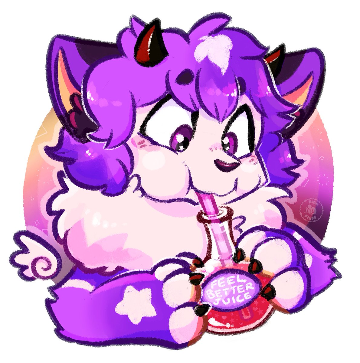 RilinFluff's tweet photo. Logging in for the first time in forever to wish the lovely @DreamiePaws good health and to get well soon!! 💜💜💜🍹 https://t.co/4ppBmjuJSn