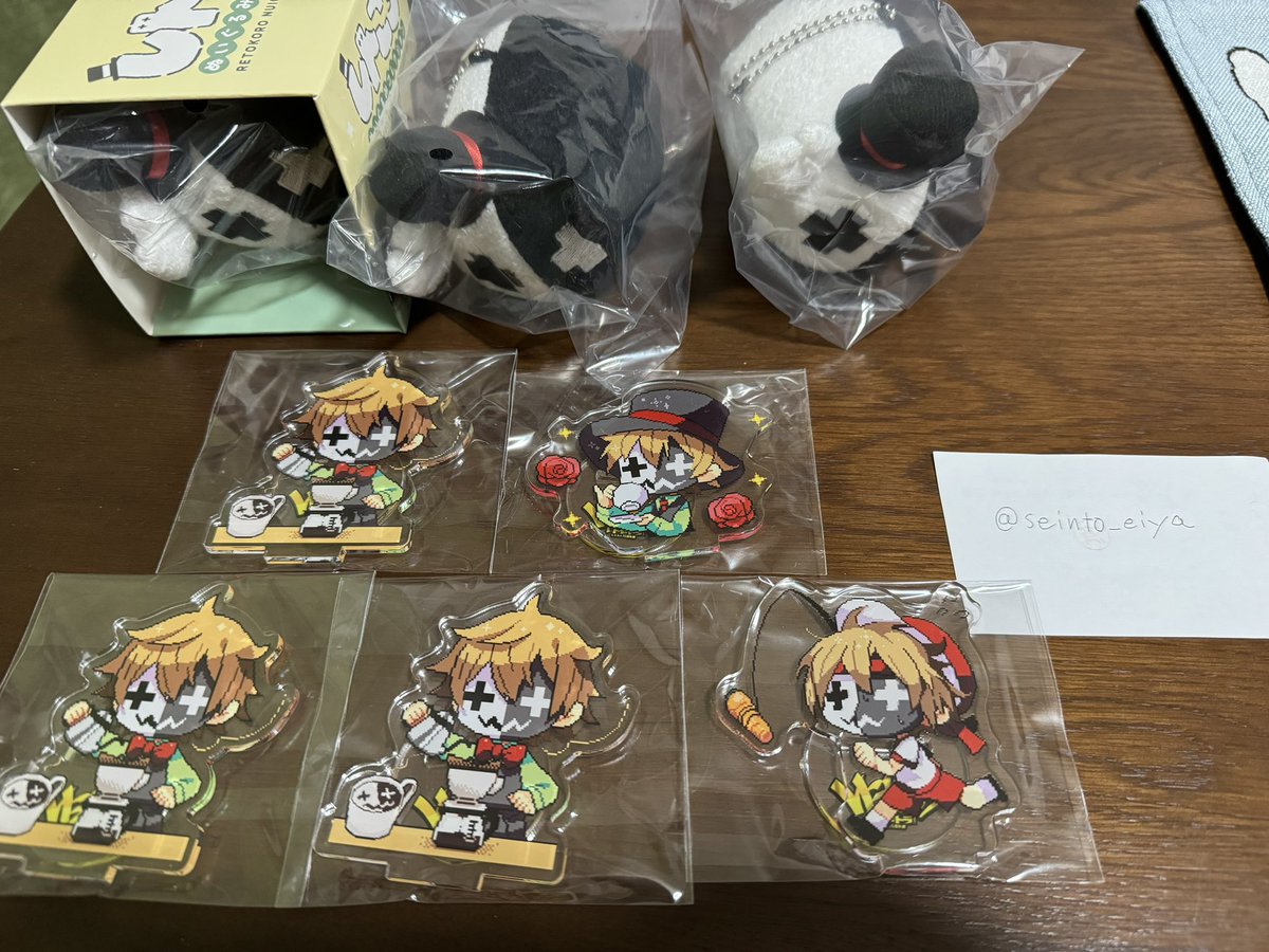 seinto_eiya's tweet photo. 交換
レトセトラ
レトころ、アクスタ、入場特典

譲)画像1(レトかに3)(喫茶店3、ハイソ1、運動会1)
求)画像2、3、4(👑と複数交換可)

※レトコロ:アクスタなど、別商品同士での交換も可

郵送希望です。
お気軽にお声掛けください。 https://t.co/WHcrH2ElyV