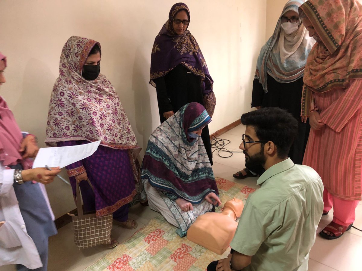 Pakistan Life Savers Programme (PLSP) (@lifeplsp) on Twitter photo 40 principals from Higher Secondary Schools in #AzadJammuKashmir are now trained #lifesavers! They’ll teach lifesaving skills to their teachers, staff, and students. What began in a #Karachi secretariat is now reaching every corner of Pak! <a href="/AKUGlobal/">Aga Khan University</a> <a href="/AdilHaiderMD/">Adil Haider</a> @JunaidRazzakMD 40 principals from Higher Secondary Schools in #AzadJammuKashmir are now trained #lifesavers! They’ll teach lifesaving skills to their teachers, staff, and students. What began in a #Karachi secretariat is now reaching every corner of Pak! <a href="/AKUGlobal/">Aga Khan University</a> <a href="/AdilHaiderMD/">Adil Haider</a> @JunaidRazzakMD