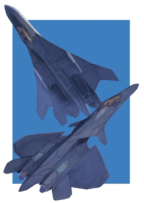 コミティア149の新刊から、架空戦闘機×2です 