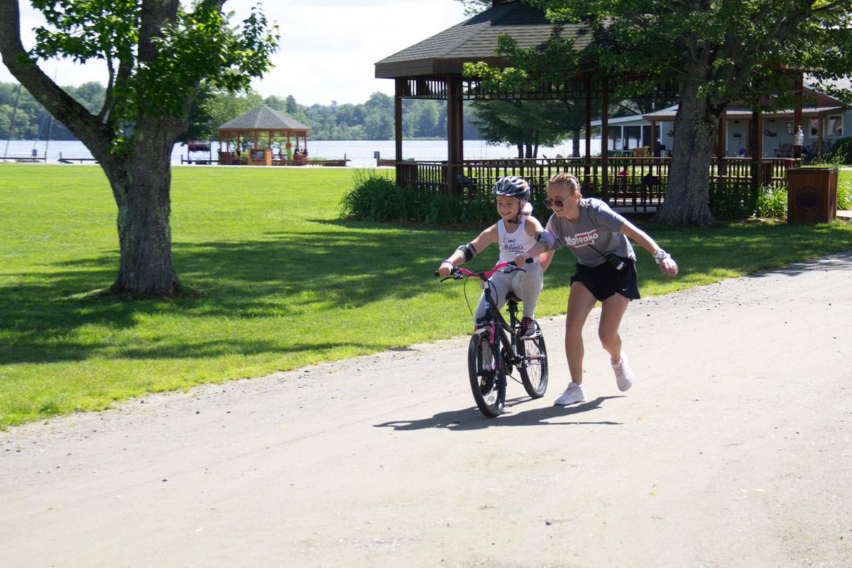 MaineCamps's tweet photo. Ride like the wind! Cycling is popular at Maine Camps where campers enjoy mountain biking through camp trails, riding on BMX tracks, and even learning to ride a bike! #mainecamps #summer2024 #bike #bicycle #cycling https://t.co/9zjzFXRmjv https://t.co/3Top43REhB