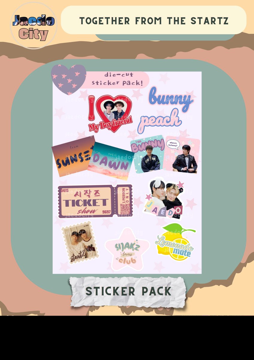 ‼️the wait is over‼️
here's the cutie sijakZ die-cut sticker pack you can purchase to support JAEHYUN SOLO 🤩🍑

don't forget to grab yours ⭐⬇️
🔗 docs.google.com/forms/d/e/1FAI…
🗓️ ~ 7 aug 2024