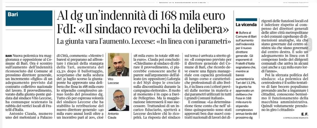I sinistri sono maestri nel massimizzare i profitti nelle tasche dei privati e nello spalmare il loro malgoverno (aumento Tari del 13.3%) sulla pelle dei cittadini. Non si smentiscono mai, complimenti a coloro che da vent'anni gli consenteno tutto ciò 👏👏 Mario