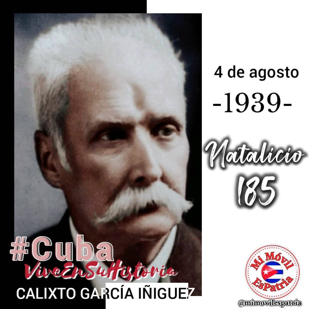 ContinoKety's tweet photo. #Fidel: “Calixto García, una de las figuras más gloriosas de nuestra historia”.
A 185 años de su natalicio #CubaViveEnSuHistoria 
#MiMóvilEsPatria https://t.co/fmcY1yjiZ3