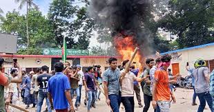 ফরিদপুর শহর রণক্ষেত্রে পরিণত