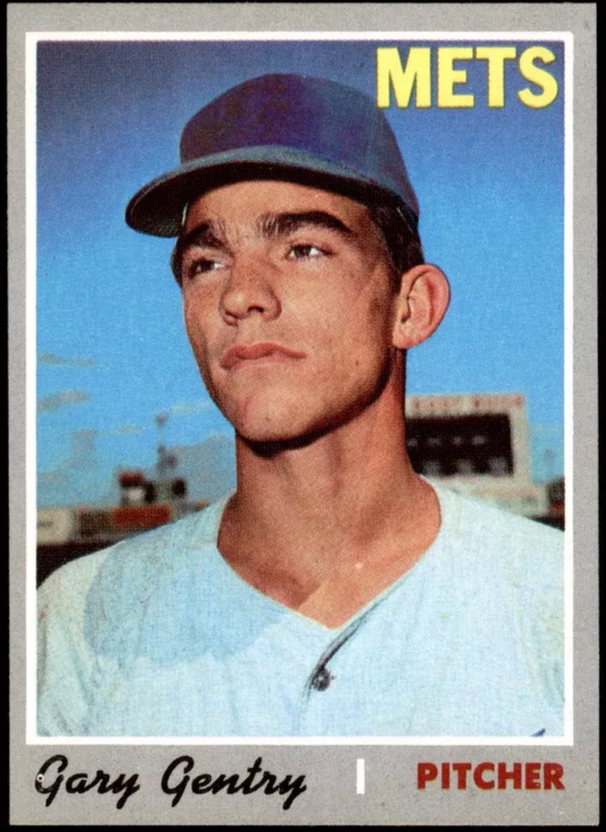 CardboardHistry's tweet photo. This rookie was 3rd man in ‘69 #MiracleMets rotation & 1 of few people expecting a title. Gary won JUCO NC in ‘65 & lost NC in finals in ‘66. Won CWS w/ #AZSt then Eastern Lg 👑 to end ‘67. Won AAA 👑 in ‘68. “I never thought about anything except winning. I expected to win.” https://t.co/kYfAkgjZTd
