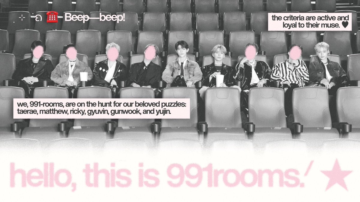 991rooms's tweet photo. hello! we, ﹫991rooms, are looking for our six sweet emergency (see the pict), so that we become a place full of bunnies! if you are interested in joining and have met the existing criteria, show your best introduction below! repost will be appreciated. 🌟 https://t.co/4hroFL0ElC
