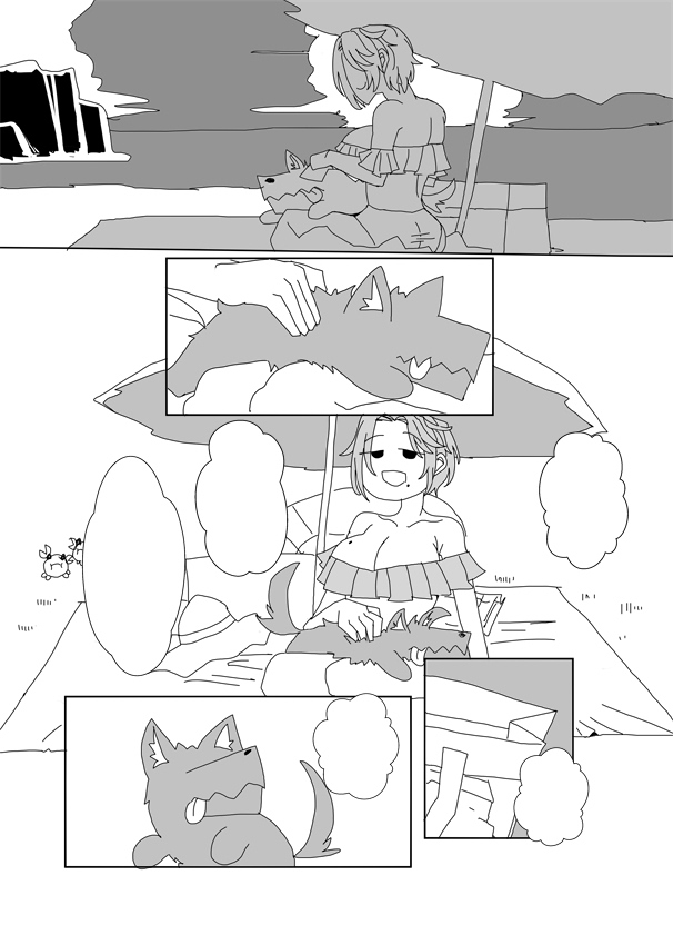 #C104 夏コミ新刊「あなたのみずぎがみたいんです」
今年も女神モイラさまと過ごしたいという熱い想いが溢れました
今年はもいもい先輩がこいぬを子犬として扱ってくれる海!こいぬは子犬としてあつかわれたがっているんだ!!そんな一冊ぜひお楽しみください 