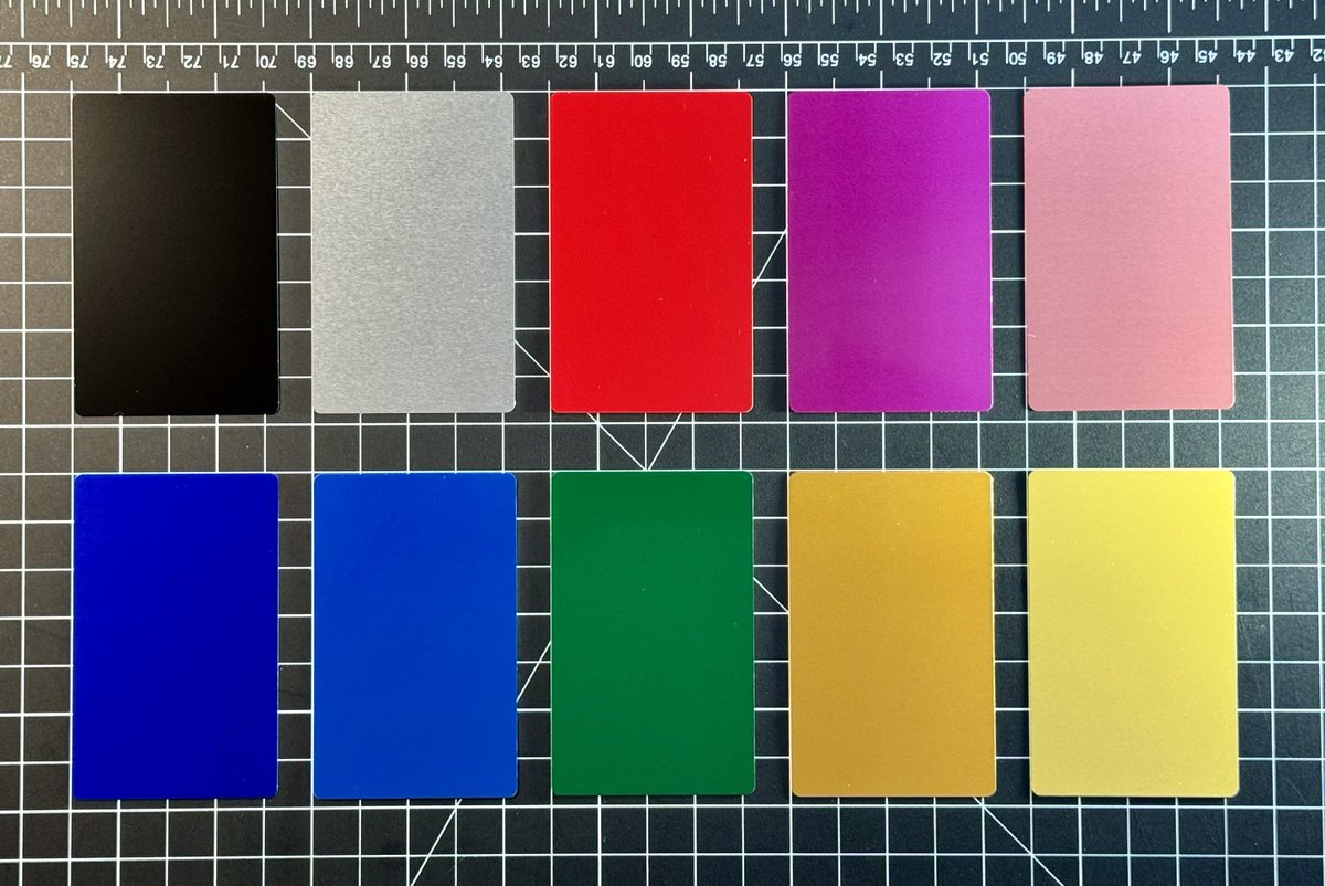 IntrinsixLaser's tweet photo. Calling all artists!

Want to offer your followers something uniquely awesome with their next order?

Let’s engrave your artwork permanently on an aluminum card! I offer great prices, discounts on orders of multiples, and bulk order rates are available! Info pinned to profile 😁 https://t.co/Lmh2anE6RP