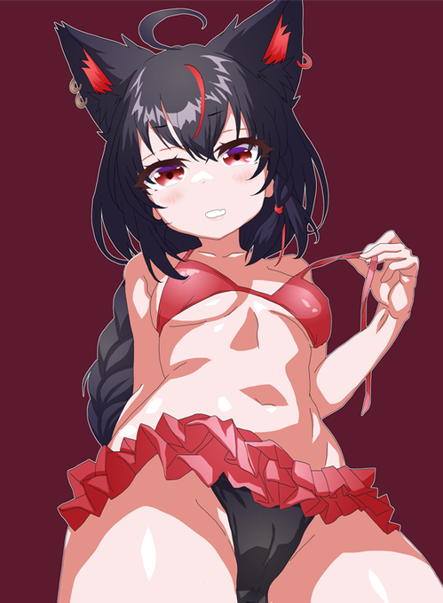 黒上フブキ
#絵フブキ 