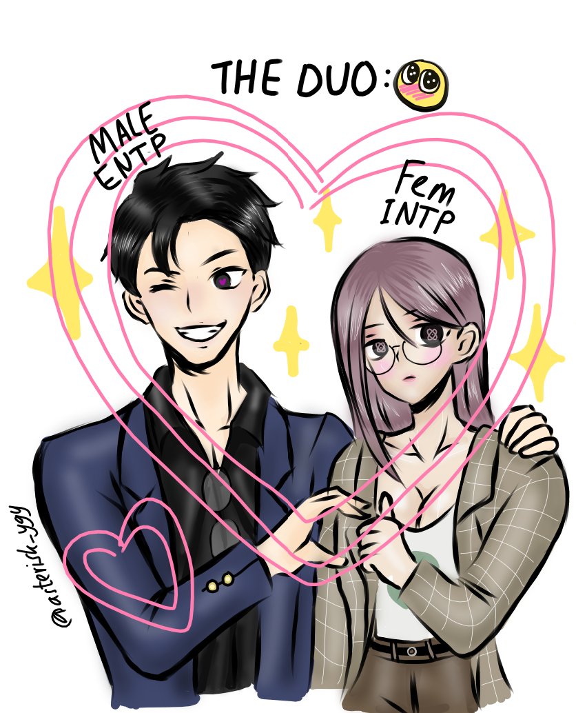 asterisk_ygy's tweet photo. Once XNTP meet they're having fun in their own world 🙃🌏#thanksgiftart for 1 of my intp besties

Bb tysm for placed me as no. 1 fav mbti artist!! 😭🤝✨art by me @asterisk_ygy 💕

#intp #entp #mbti #intpfanart #entpfanart #mbtifanart #mbtioc #mbtimemes #oc #entpxintp #oc #fanart https://t.co/hXIdGAACu4