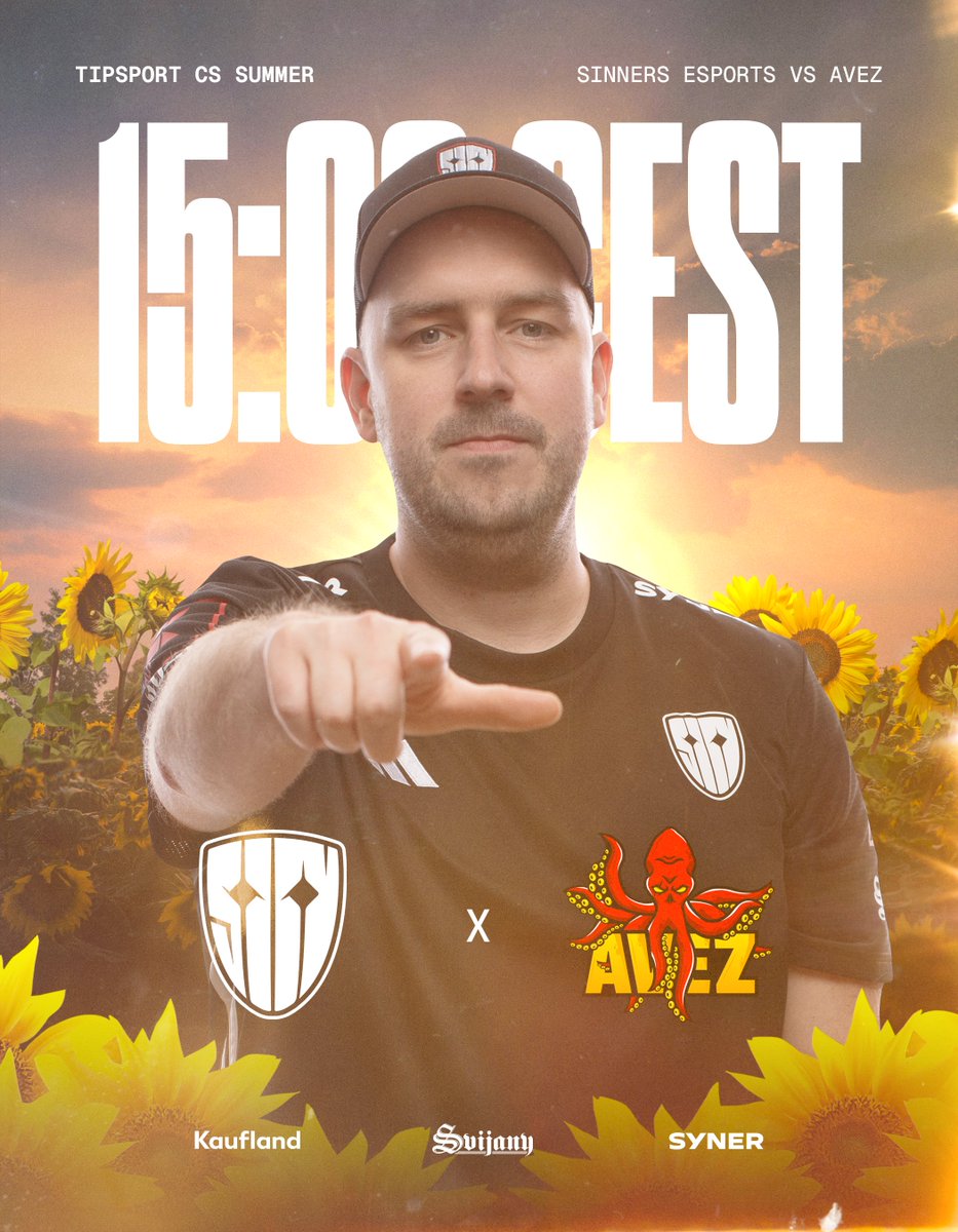 SINNERS_Esports's tweet photo. Last lower bracket step before the grandfinals, let’s get it 🔥

📺 https://t.co/ZtKyblI3Ph

#SINCS2 | #TipsportCSSummer https://t.co/XjodtZ2wTw