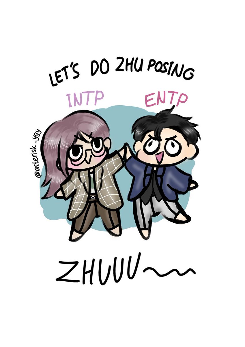 asterisk_ygy's tweet photo. Once XNTP meet they're having fun in their own world 🙃🌏#thanksgiftart for 1 of my intp besties

Bb tysm for placed me as no. 1 fav mbti artist!! 😭🤝✨art by me @asterisk_ygy 💕

#intp #entp #mbti #intpfanart #entpfanart #mbtifanart #mbtioc #mbtimemes #oc #entpxintp #oc #fanart https://t.co/hXIdGAACu4