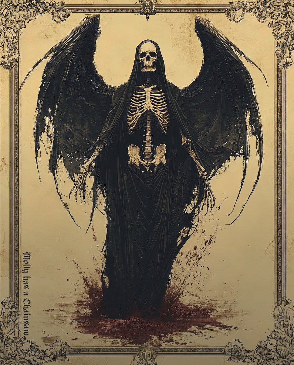 Angelic 

#Art by Molly Has a Chainsaw AI