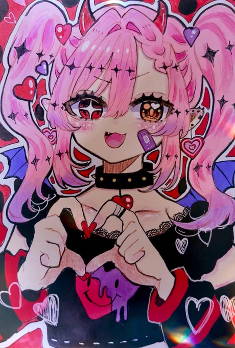 #私はこういう絵描きです見た絵描き全員参加可愛い女の子描くの大好きです!!(๑ᴖ◡ᴖ๑) 