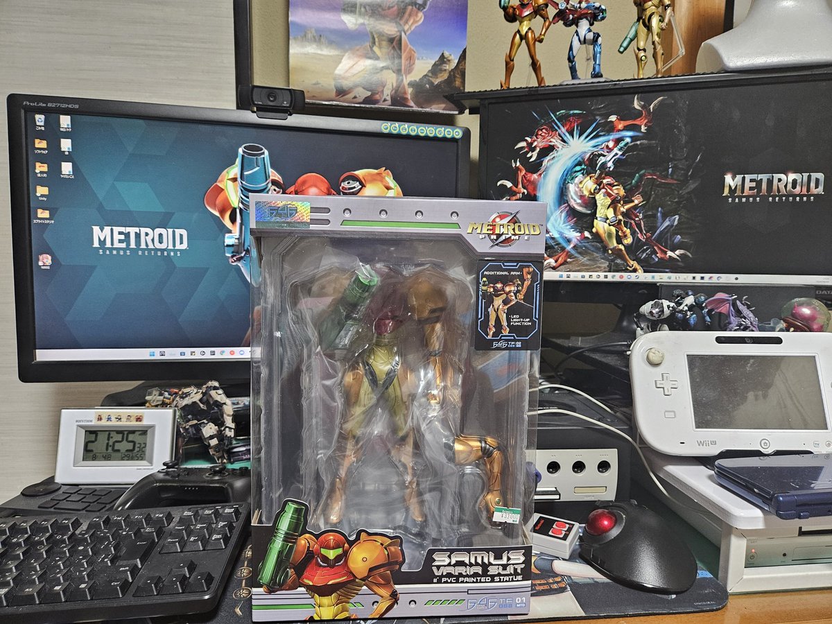 あとこれ（F4F製メトロプラバリアスーツサムスフィギュア）
買っちゃった♡