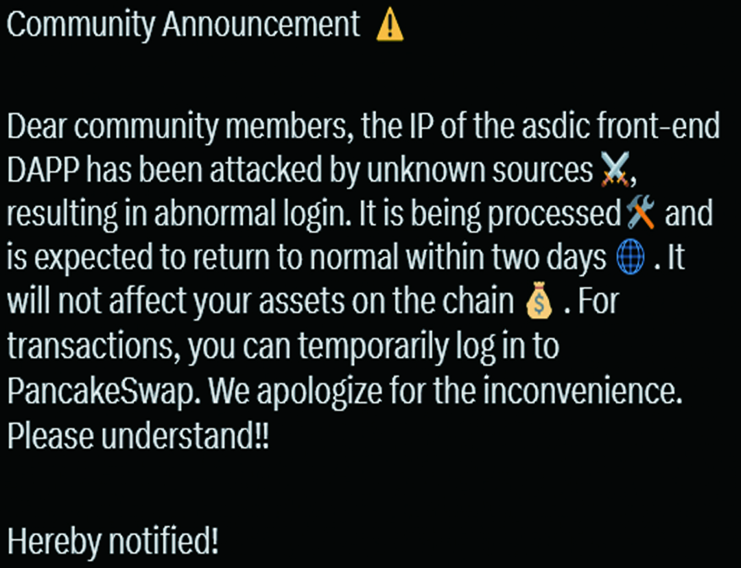 ASDIC_io's tweet photo. Community Announcement https://t.co/LCOAggUTES