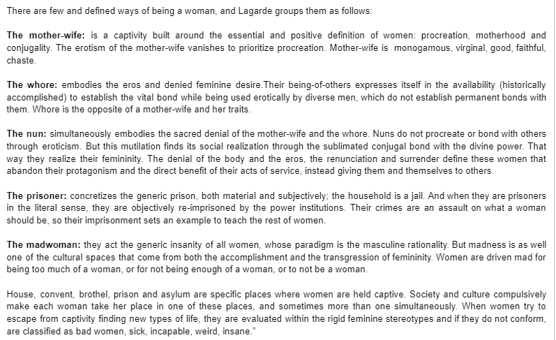 thanergy's tweet image. Here's my essay analyzing Alicent’s liberation in the context of her different prisons, using Marcela Lagarde's doctoral thesis about Women's Captivity in patriarchal societies.
It's only 1.3k words, couldn't fit it in a thread sorry💙
(spoilers for tonight's episode and F&B)