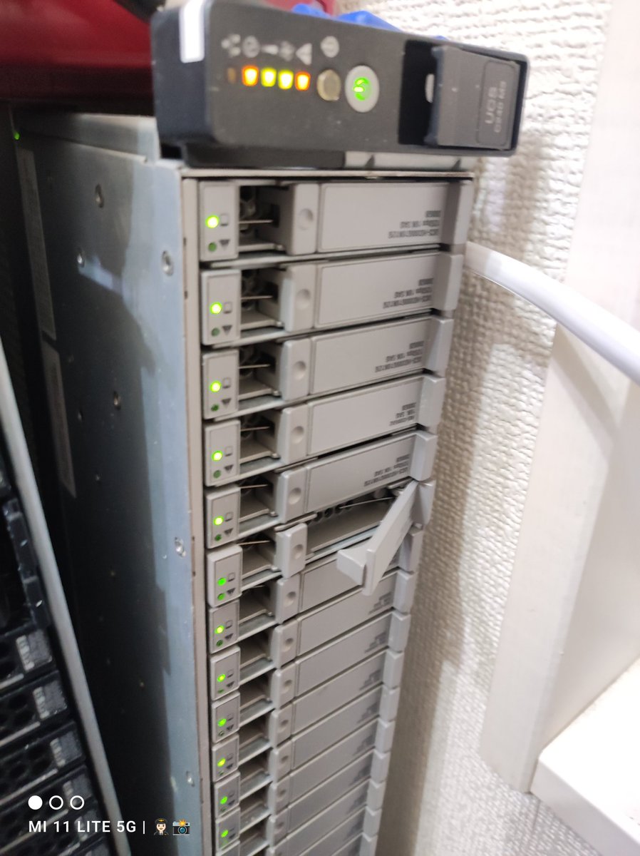 IchikawaYukko's tweet image. 👩🏻💻ZFSファイルサーバ( #CiscoUCS )に480GB SSDを積んでディスクイメージ吸い上げちう〜〜💿️✨