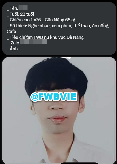FWBVIE's tweet photo. #DAD015
 Bạn nam đến từ #ĐàNẵng nèk.... 
Bạn nữ nào cần thì inbox @FWBVIE nha.   

⚠️Nâng lên FWBVIE's Member để nhận nhiều đặc quyền nhé.  

#CộngĐồngFWB #DADFWB #FWB #FWBVIE #Followback #Vietnamese #DaNangAirport #danang #BoyFWB #FriendSex #LookingForFwb https://t.co/ulu55mNLpI