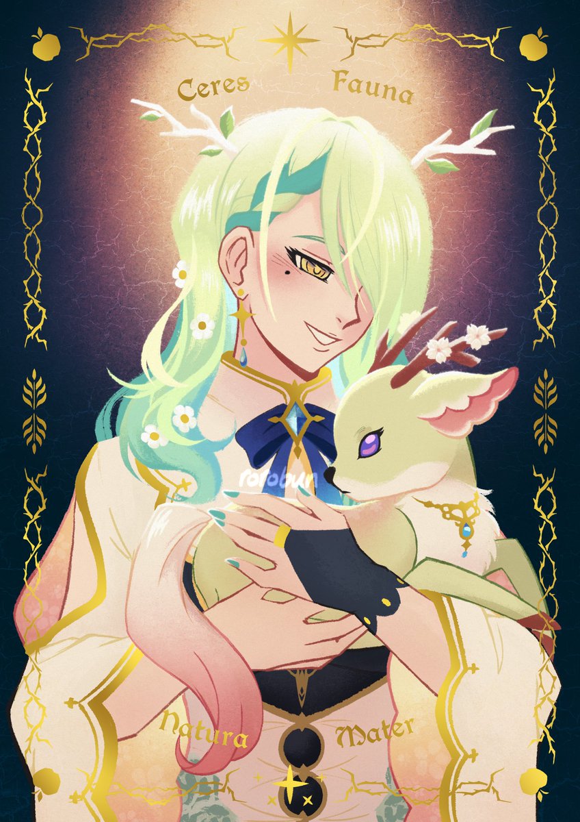 Mother Nature 🌿✨
#FineFaunart 

(Will be selling this as a con-exclusive gold foil print at VeXpo next week 👀)