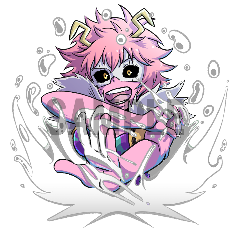 Here were 4 sticker designs I had in the past #MyHeroAcademia #ヒロアカ完結 