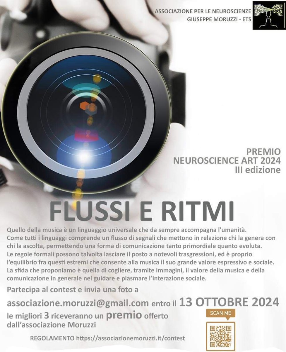 AssMoruzzi's tweet photo. Al via il concorso fotografico Neuroscience Art 2024!!!  date importanti: Termine invio foto: domenica 13 OTTOBRE 2024 
 https://t.co/jZ7EubH8UD
 #premioNeuroscienceArt2024 #fotografia #Contest #neuroscienze #giuseppemoruzzi https://t.co/ch458OqzuQ