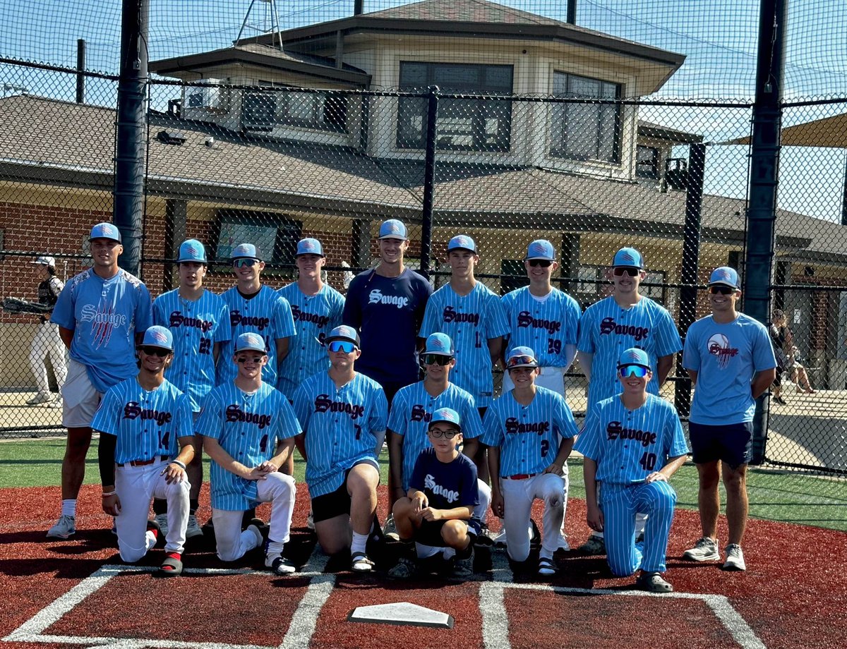 bsbl25Schwartz's tweet photo. Final weekend of summer baseball. @SavageBBClub @ACCBaseball_ https://t.co/zdO4tFrv25