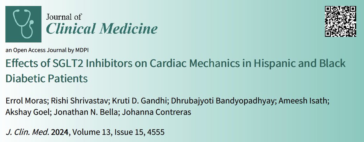Errol Moras MD (@errolmoras) on Twitter photo 🔥Thrilled to share our latest study on the effects of #SGLT2i on Cardiac Mechanics in this unique population
Extremely grateful for the guidance, mentorship and collaboration with a stellar group <a href="/shrivastavMD/">Rishi Shrivastav</a> <a href="/KrutiGandhi8/">Kruti Gandhi</a> <a href="/dhrubajyoti1/">Dhrub Bandyopadhyay, MD, FACP, FACC</a> <a href="/ameeshisath/">Ameesh Isath</a> <a href="/AGoelMD/">Akshay Goel, MD</a> <a href="/Jcontreras75/">Johanna Contreras, MD, MSc, FACC, FAHA, FHFSA</a> Dr. 🔥Thrilled to share our latest study on the effects of #SGLT2i on Cardiac Mechanics in this unique population
Extremely grateful for the guidance, mentorship and collaboration with a stellar group <a href="/shrivastavMD/">Rishi Shrivastav</a> <a href="/KrutiGandhi8/">Kruti Gandhi</a> <a href="/dhrubajyoti1/">Dhrub Bandyopadhyay, MD, FACP, FACC</a> <a href="/ameeshisath/">Ameesh Isath</a> <a href="/AGoelMD/">Akshay Goel, MD</a> <a href="/Jcontreras75/">Johanna Contreras, MD, MSc, FACC, FAHA, FHFSA</a> Dr.