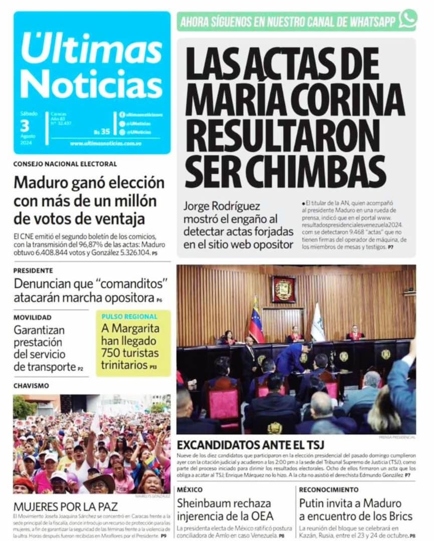 🇻🇪 *Últimas Noticia HOY!!!*