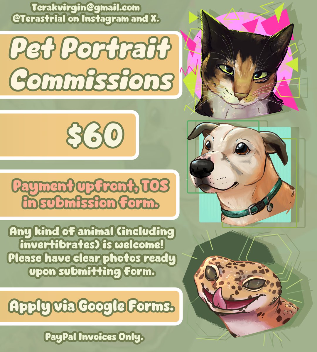 Terastrial's tweet photo. Juggling funds while between jobs atm. Any support is appreciated! :)))

Form in 🧵below. https://t.co/dBla9dU52O