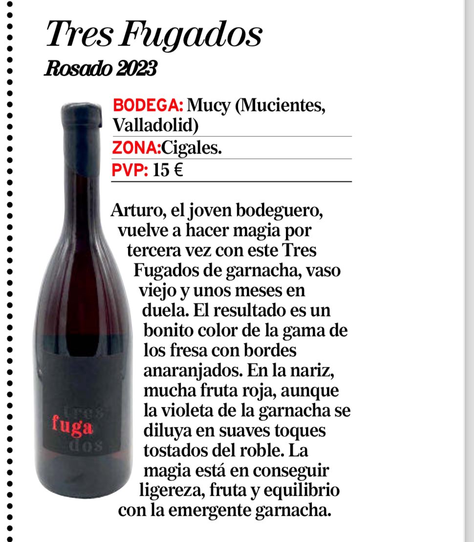 JavierPerezARGI's tweet photo. En mi #CataJPA os sugiero estos tres vinos en @DiarioCyLMundo.
🍷 @bodegasyllera
🍷 @VinosMucy - @DOCigales
🍷 #LaSetera - @DOArribes https://t.co/QLKUjz9LAU
