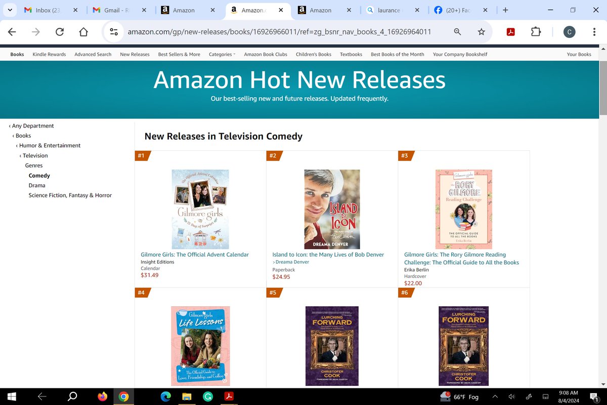 Available for pre order now! Island to Icon: The Many Lives of Bob Denver by Dreama Denver is #2 in Hot New Releases for Television Comedy!
amzn.to/3yg6YeB