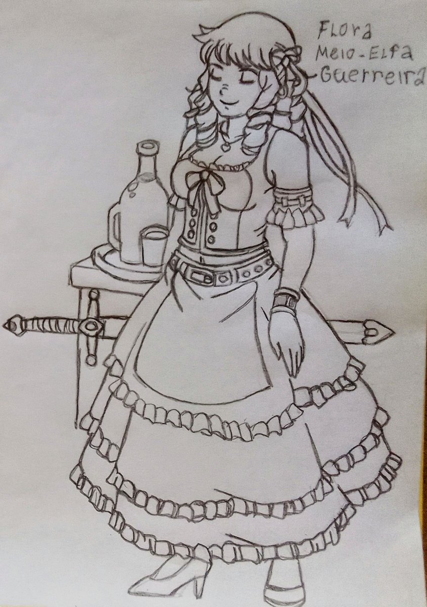 franciscoarques's tweet photo. Em 2010 
Fiz está ilustração para o meu RPG de fantasia medieval.
Criei esse casal um humano e uma meio Elfa.
Foi  bom ter guardado por estes anos e ainda corrigir muitos erros de anatômia. https://t.co/SwUMxDAxSj