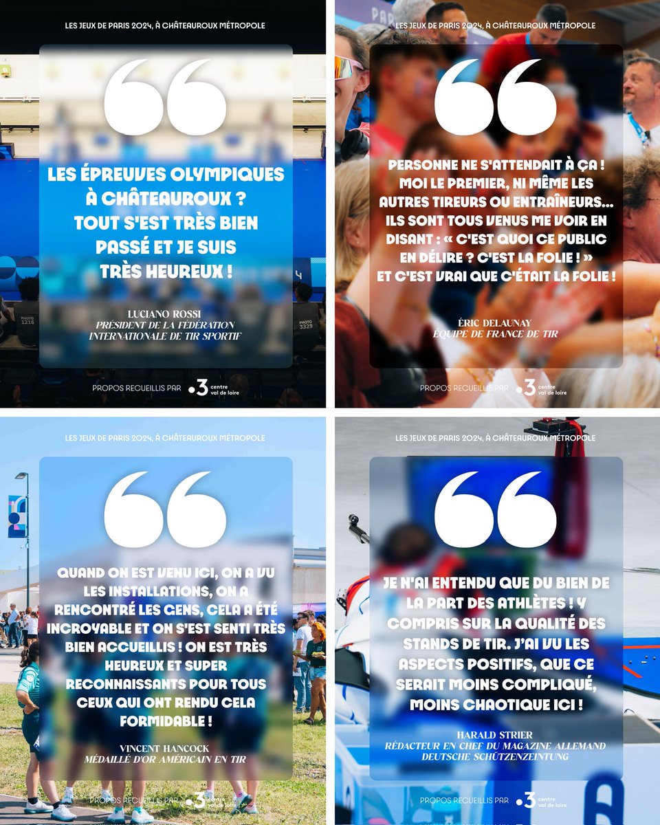 Gil Avérous (@gilaverous) on Twitter photo #Paris2024- Les Jeux Olympiques à <a href="/Chateauroux36/">Châteauroux Métropole</a> ? Ce sont ceux qui y participent qui en parlent le mieux ! 🤩
💬 #Paris2024- Les Jeux Olympiques à <a href="/Chateauroux36/">Châteauroux Métropole</a> ? Ce sont ceux qui y participent qui en parlent le mieux ! 🤩
💬