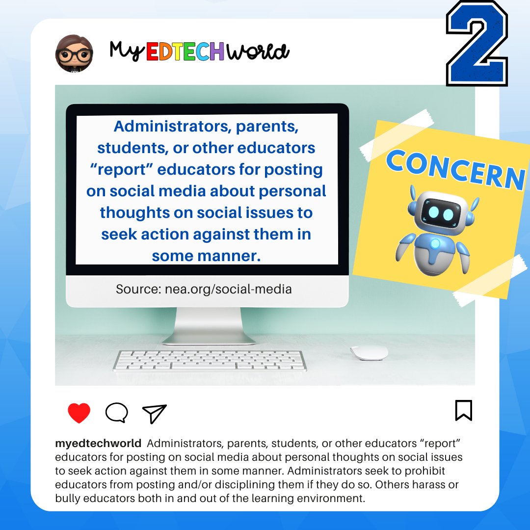 myedtechworld's tweet photo. 🤔 Curious about educators' freedom on social media? @NEAToday has you covered! Check out key insights on expressing personal beliefs and identities online. Knowledge is power! 💪 Learn more: https://t.co/0tdHHSsjxm #EducatorRights #SocialMedia https://t.co/s7e8pZTTxm
