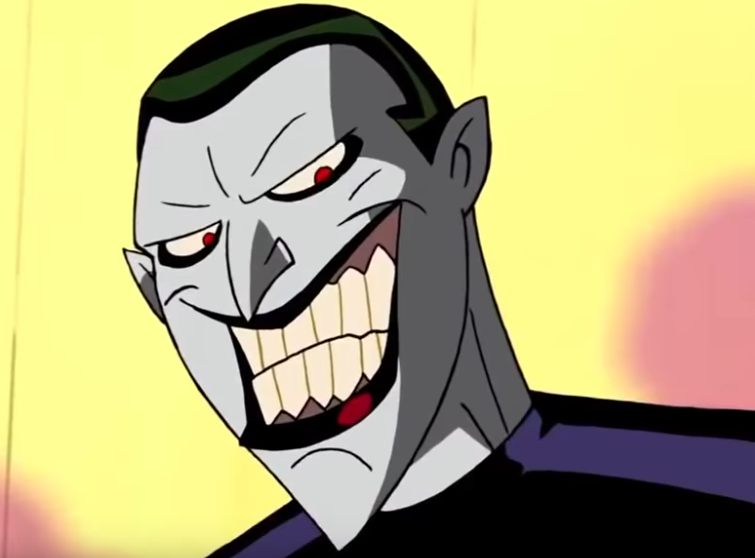 jihef03's tweet photo. @Beyondology I think it makes sense. Joker's real deal is his face, which coincidentally is taken from a 30's black and white movie. You could argue this is the character down to his essence, without any bells and whistles. https://t.co/1PPLzQ1fOj