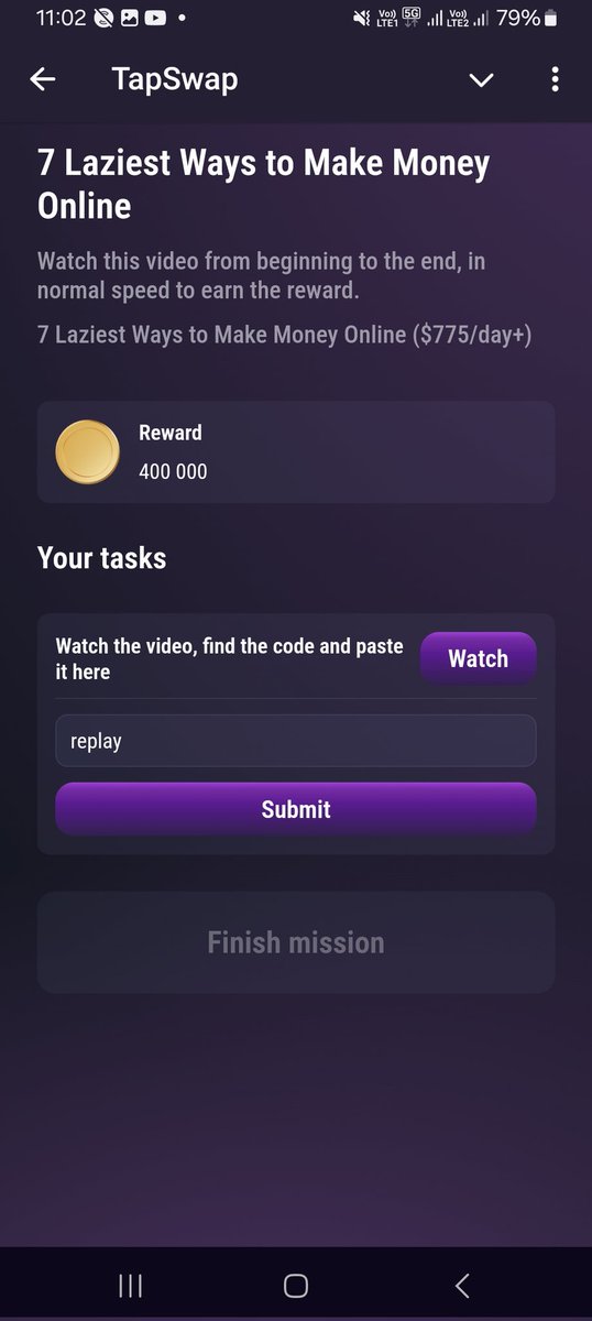 goodideamen's tweet photo. #Tapswap New Code 04 August 2024 Video
๐ท Title: Navigate Money Markets Part 2
๐ท Title: 7 Laziest Ways to Make Money
Fast Code: 5UY4W1
Second code: replay
daily updates Code ๐
โจ Follow @goodideamen
โค๏ธ Like
โป๏ธ Retweet"
#Tapswapcode #TAPSWAP
#tapswapupdate #TAPSWAPcode https://t.co/ELA7XyCPvc