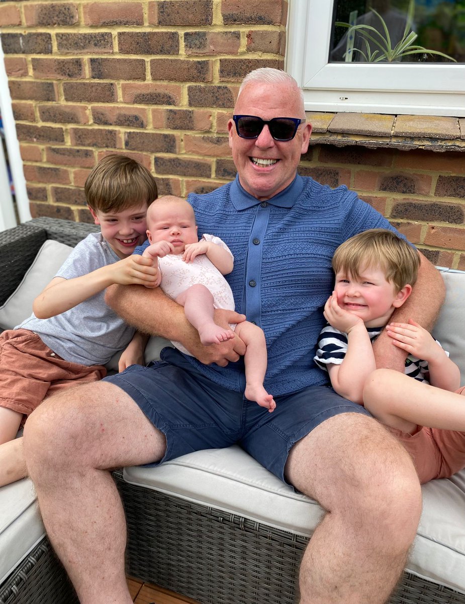 When your baby has 3 gorgeous babies. Happy ol Grandad ❤️❤️