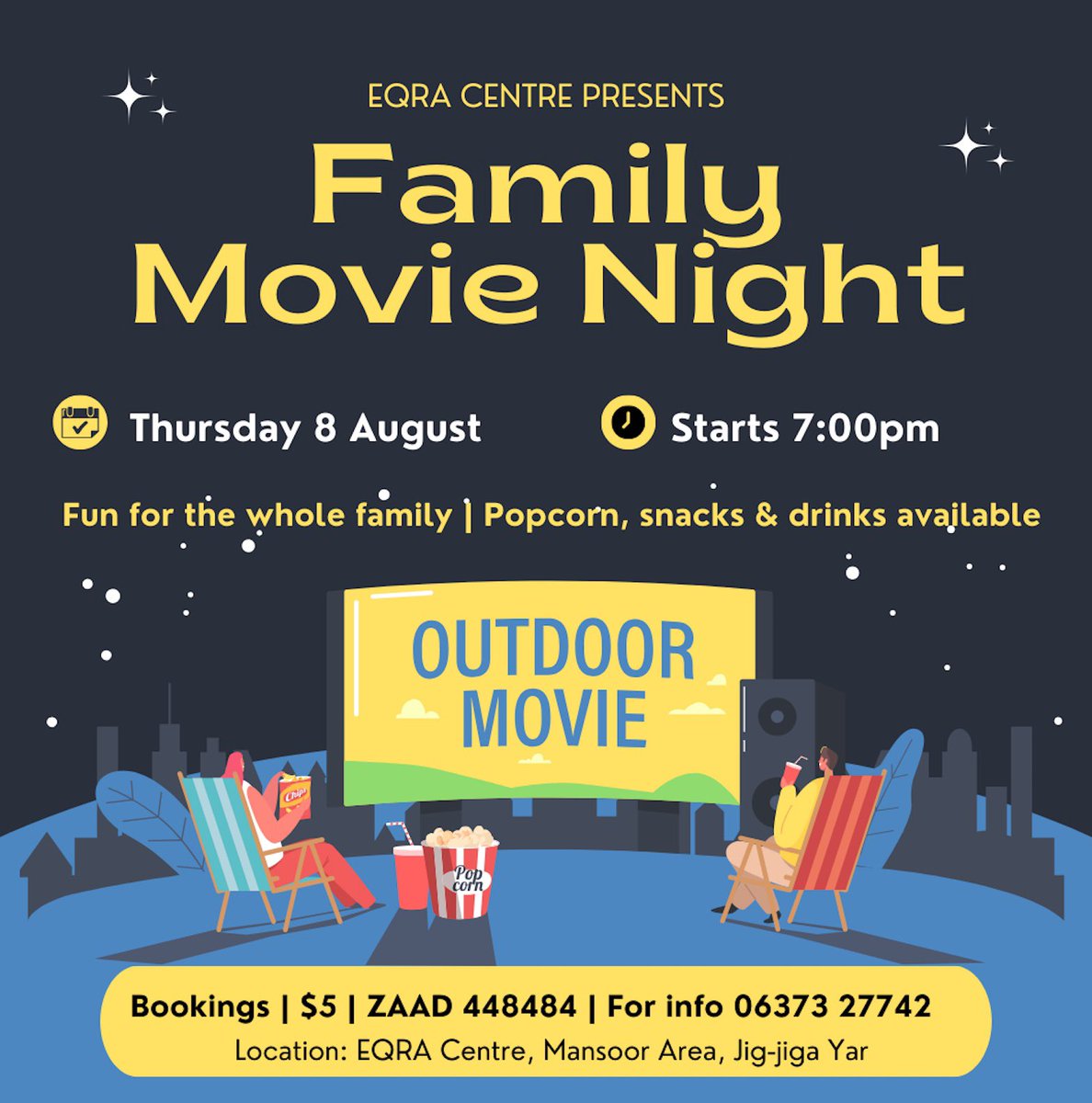 eqracentre's tweet photo. Movie night is back everyone!
Don’t miss out on this night in sha allah! 🍿🎥🎞️
Naga soo wac: +252 63 7327742
- si aad u booking garaysto habeenka Movie night ka.
.
#Eqra #hargeisa #movienight #cinema https://t.co/XAAWsQpBKF