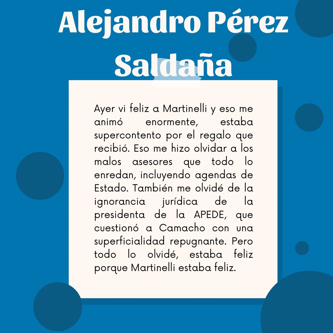 Alejandro Pérez tweet media