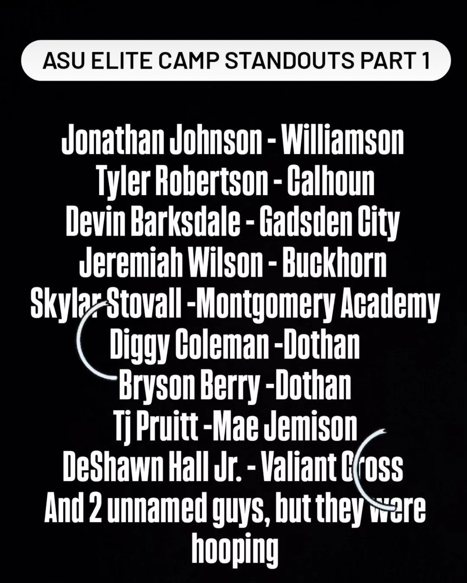 TeamDr1ven_2025 (@teamdr1ven_2025) on Twitter photo I have a bunch of 🐶dogs keep working💪🏾 4 of my guys was the best yesterday in <a href="/BamaStateMBB/">Alabama State MBB</a> <a href="/tonymadlock/">Tony Madlock</a> camp
<a href="/JohnathanJ95667/">Johnathan Johnson</a>
<a href="/TRobertson_07/">Tyler “T4” Robertson</a>
<a href="/dejiah18/">Dejiah Coleman</a>
<a href="/BrysonBerry05/">Bryson</a> I have a bunch of 🐶dogs keep working💪🏾 4 of my guys was the best yesterday in <a href="/BamaStateMBB/">Alabama State MBB</a> <a href="/tonymadlock/">Tony Madlock</a> camp
<a href="/JohnathanJ95667/">Johnathan Johnson</a>
<a href="/TRobertson_07/">Tyler “T4” Robertson</a>
<a href="/dejiah18/">Dejiah Coleman</a>
<a href="/BrysonBerry05/">Bryson</a>